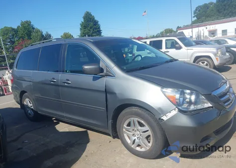 2007 Honda Odyssey Ex из США, поврежденный, VIN 5FNRL38467B451680